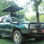 Luxurious Land Cruiser V8 with a Pop-up roof